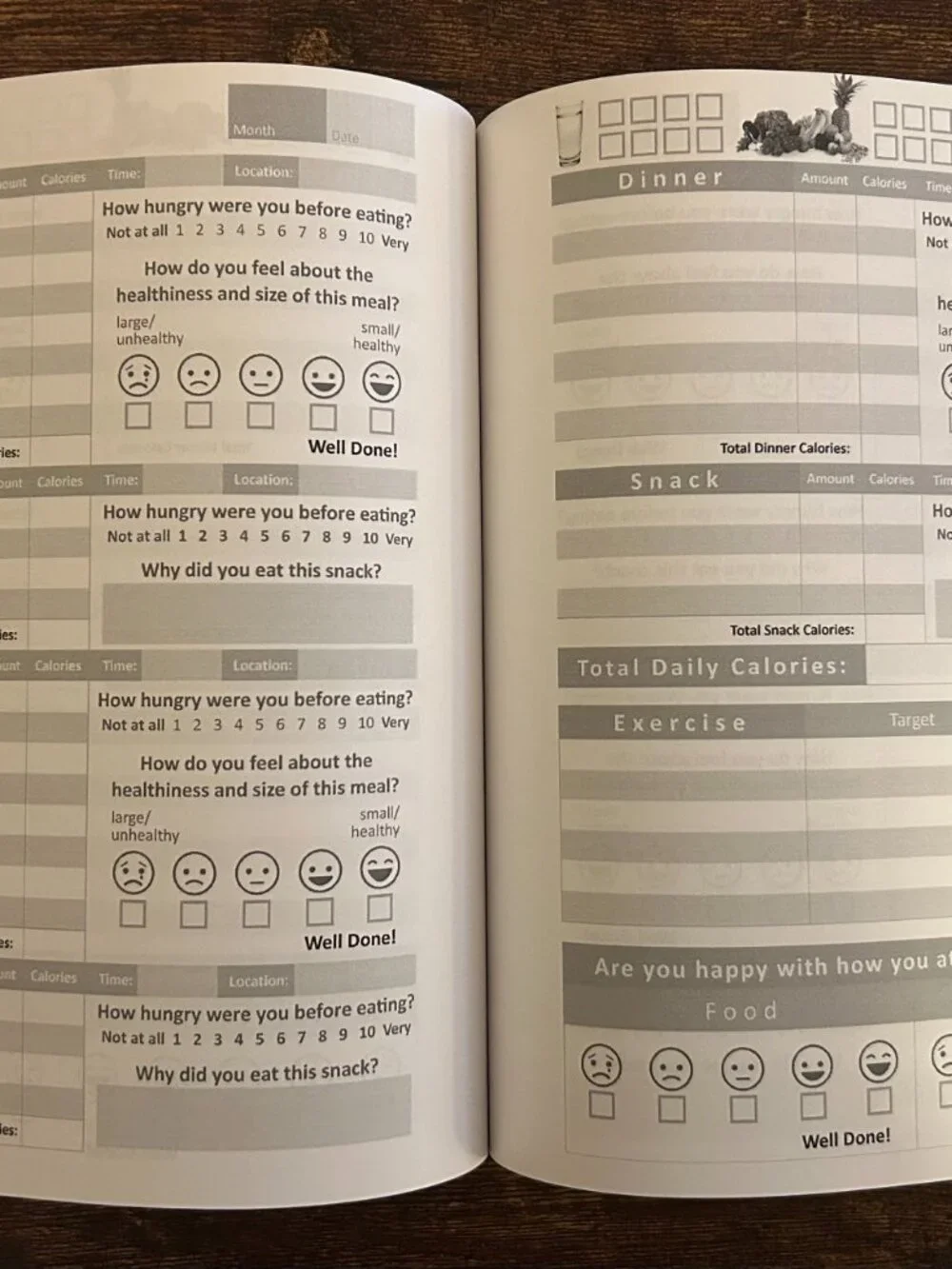 I Love My Food and Exercise Journal Book (Glossy Paperback)